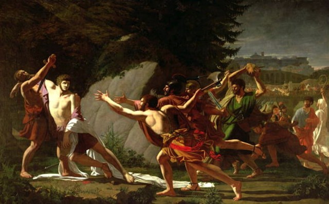 Topino LEBRUN, La mort de Caius Gracchus, 1798, 